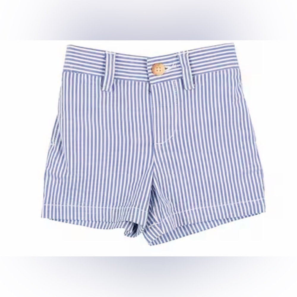 POLO Ralph Lauren Baby Boy Stretch Cotton Seersucker Shorts - 9M
